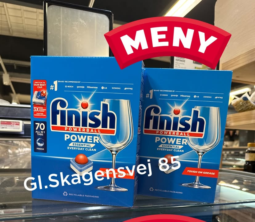 Meny Gl. Skagensvej tilbyder Finish power tabs til specialpris