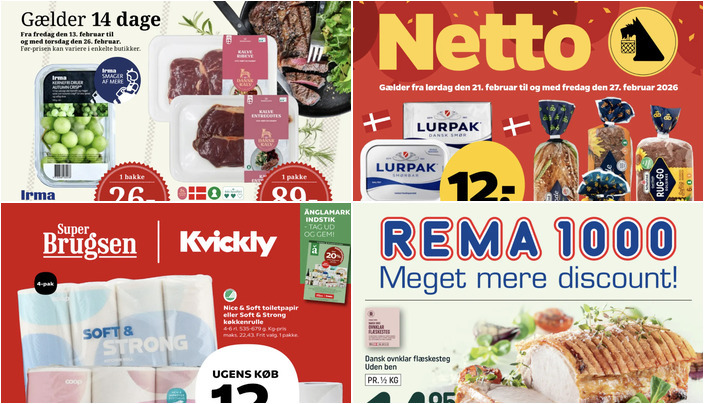 Gode tilbud på Lurpak smør til 12 kr. og Nordthy tun til en femmer