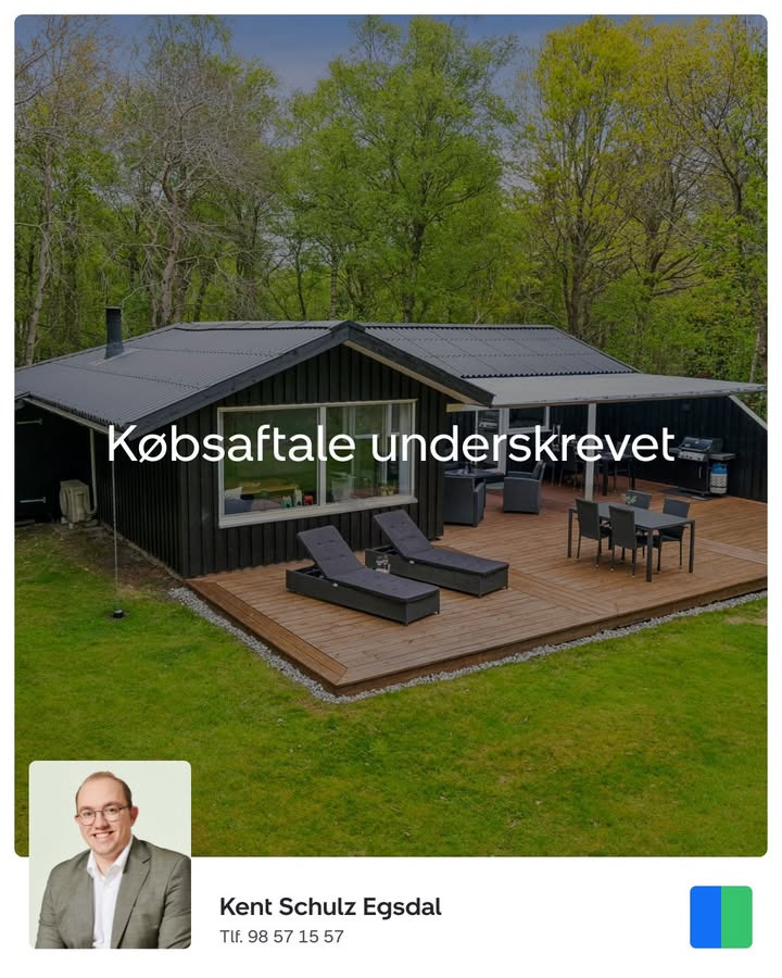 Nybolig Hadsund melder, at købsaftalen er på plads på Jægerskoven 32