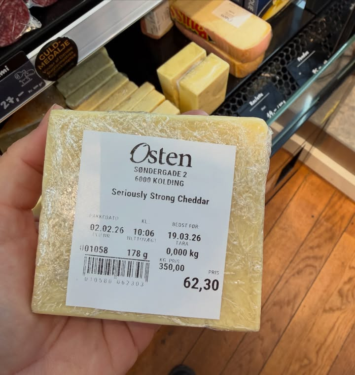 Osten Kolding introducerer ny smagsintens cheddar