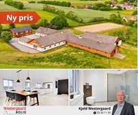 Westergaard Bolig præsenterer unik hesteejendom til ny pris
