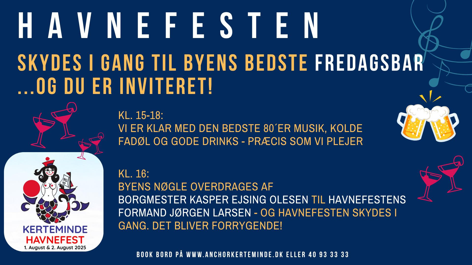 Kerteminde havnefest starter til byens bedste fredagsbar