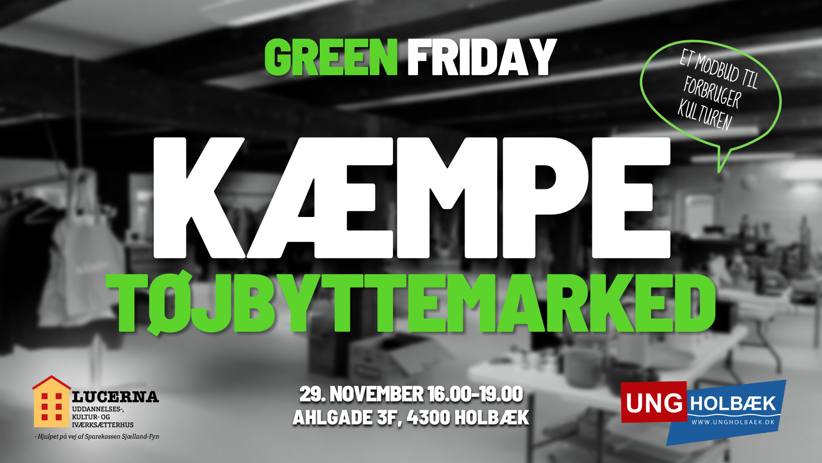 Green Friday: Tøjbyttemarked i Holbæk