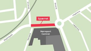 Trafikomlægninger og busændringer på Lægårdvej den 16. december due to asfaltarbejde