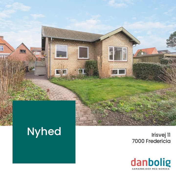 Danbolig Fredericia præsenterer ny bolig på Irisvej 11 til salg