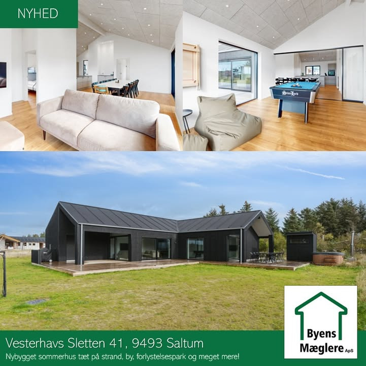 Byens Mæglere ApS, Hjørring præsenterer sommerhus med topkvalitet og vestvendt terrasse