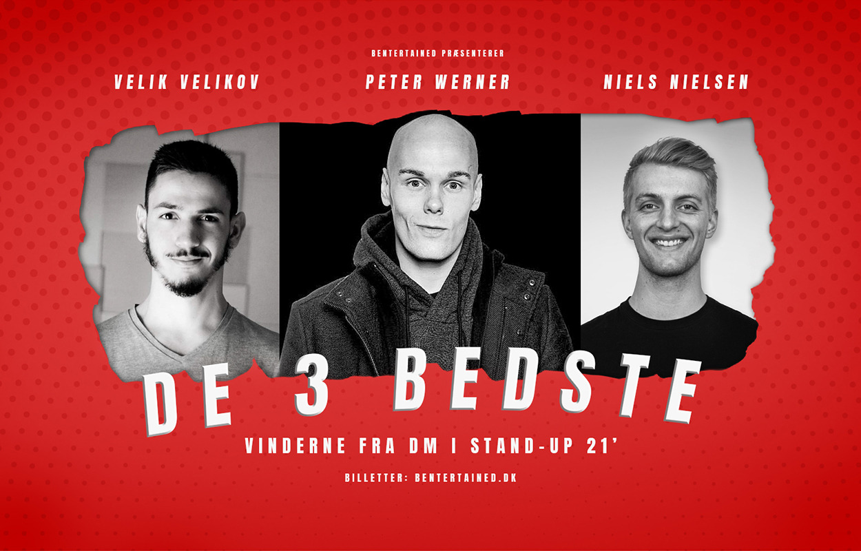Mød vinderne fra DM i standup 2021 i Horsens
