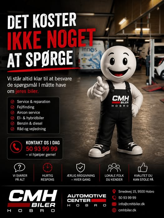 Oscar Biludlejning Hobro står klar til at hjælpe med spørgsmål om jeres biler