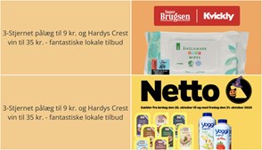 3-Stjernet pålæg til 9 kr. og Hardys Crest vin til 35 kr. - fantastiske lokale tilbud