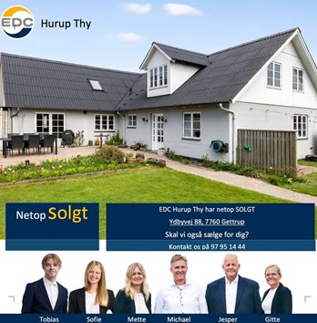 EDC Hurup Thy søger villaer til salg i Sydthy efter succes i Gettrup