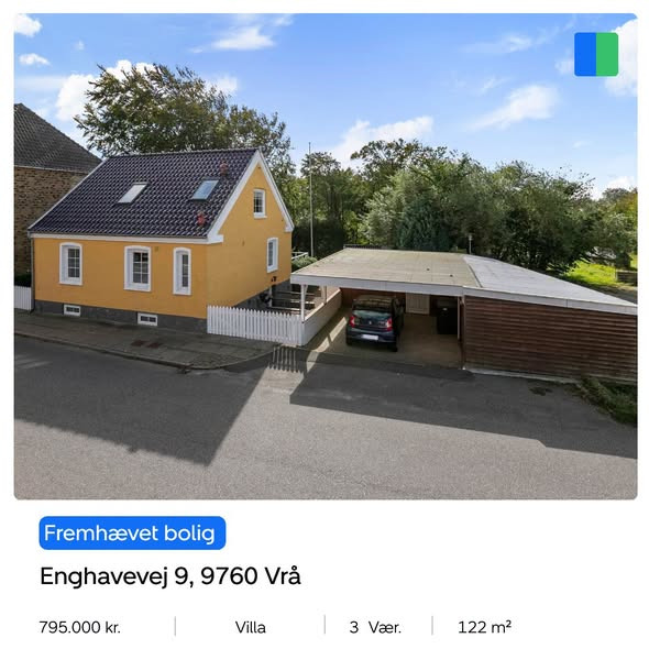 Nybolig Brønderslev & Vrå præsenterer klassisk villa på 122 m² nær stier, skole og indkøb