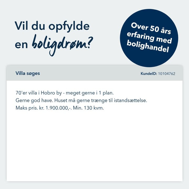 EDC Søren Jensen søger nye boliger til køberkartoteket: Har du drømmeboligen?