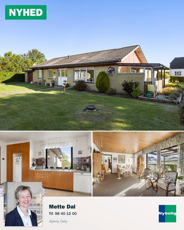 Nybolig Sæby A/S tilbyder prisvenlig familievilla i Præstbro