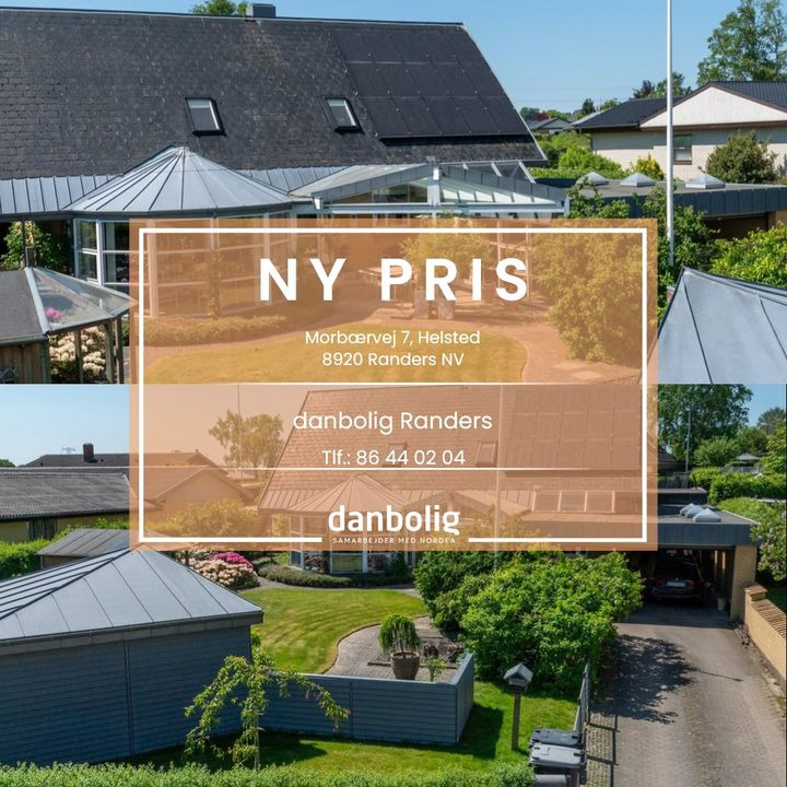 Ny pris på velholdt familievilla i Helsted fra Danbolig Randers