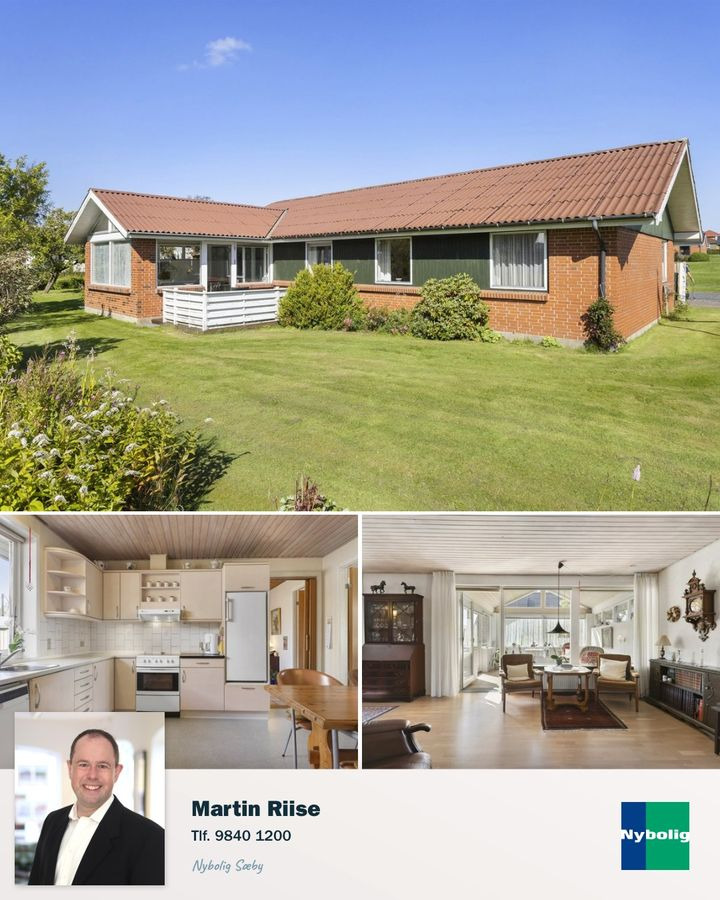 Charmerende 1-plans villa i Østervrå hos Nybolig Sæby A/S