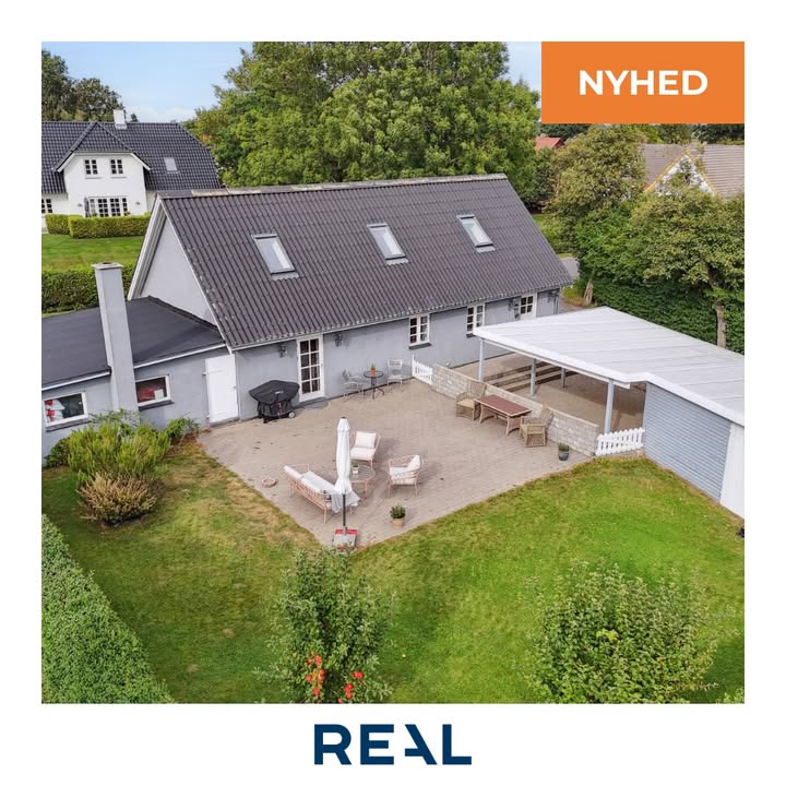 Charmerende villa til salg i Sneslev: En families oase med moderne komfort