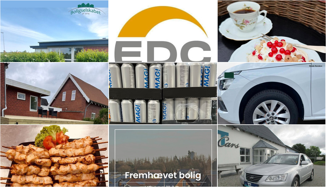 Nyt fra HINSHØJ CARVAN, Rie & Henrik's Tøjbiks v/Rie Olesen, Tømrerfirmaet Brdr. Sand og 12 andre