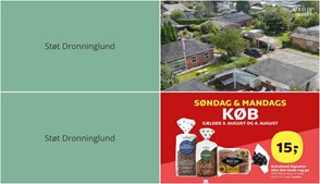 Nyt fra Mæglerhuset og SUPERBRUGSEN DRONNINGLUND