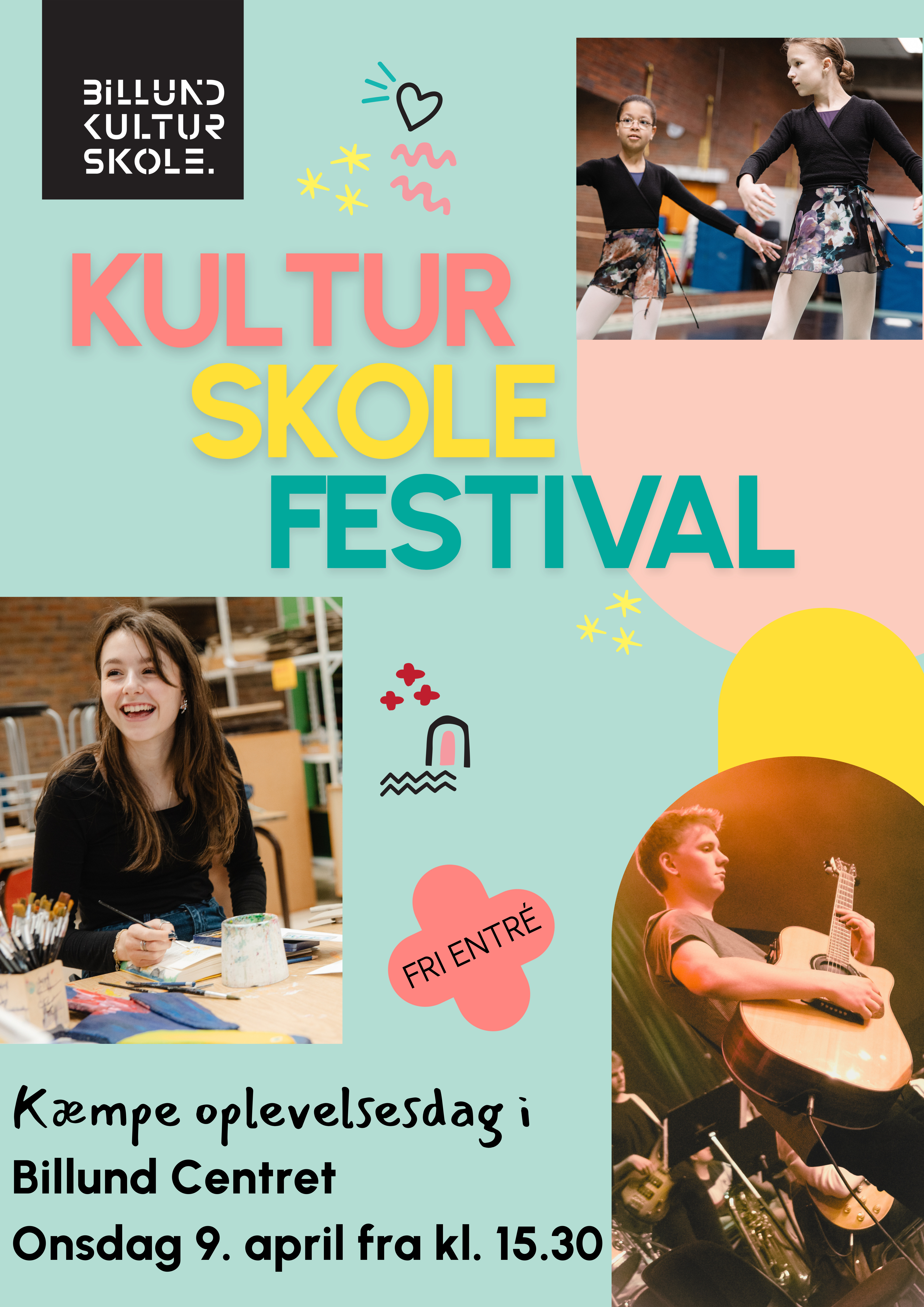 Kreativitet og kultur i fokus ved Kulturskolefestival i Billund