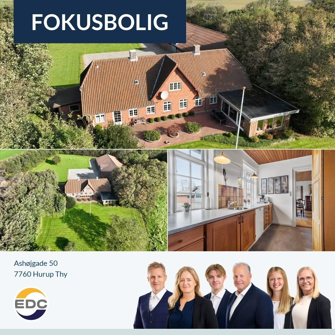 EDC Hurup Thy præsenterer velholdt landejendom nær bymidten