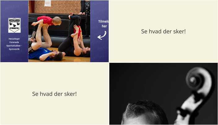 Aktivitetsrig weekend i Hesselager: Familiegymnastik og klassisk koncert