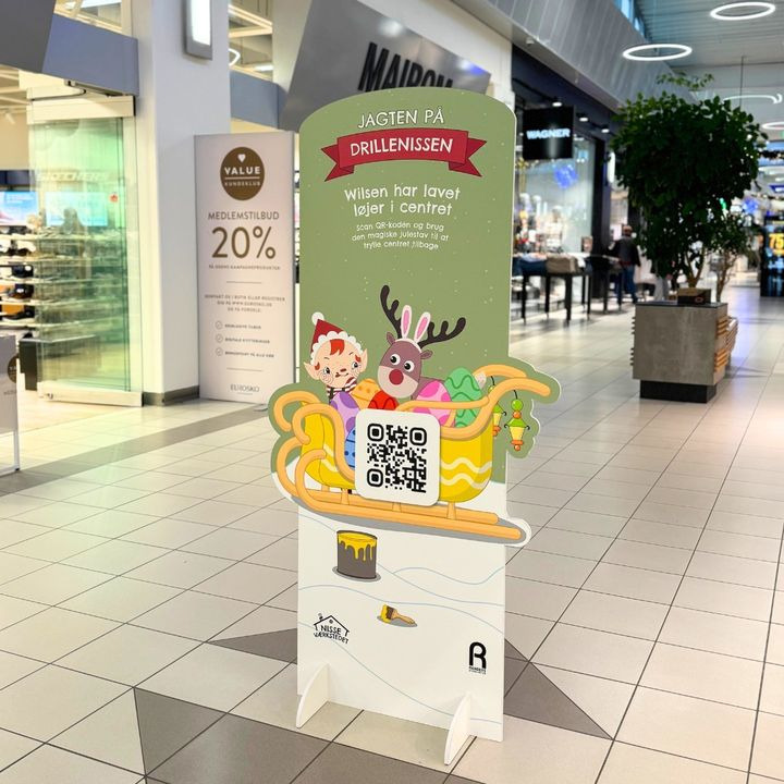 Vind gavekort i nisseløjer hos Randers Storcenter