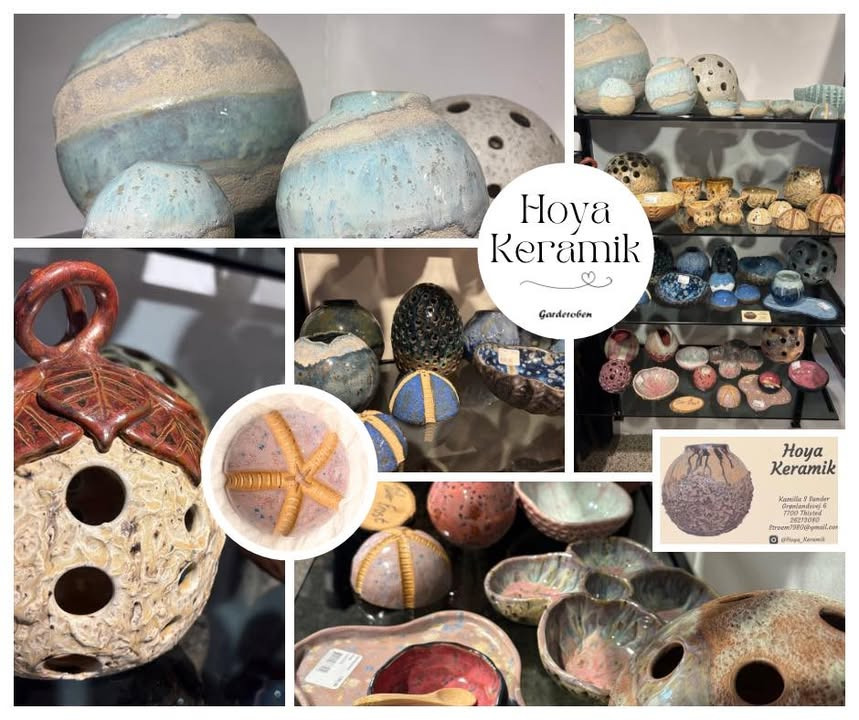 Nyheder hos Garderoben: Håndlavet keramik fra Hoya Keramik i butikken nu