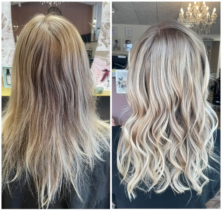 SMUK By Læsø laver finvævet balayage med olaplex
