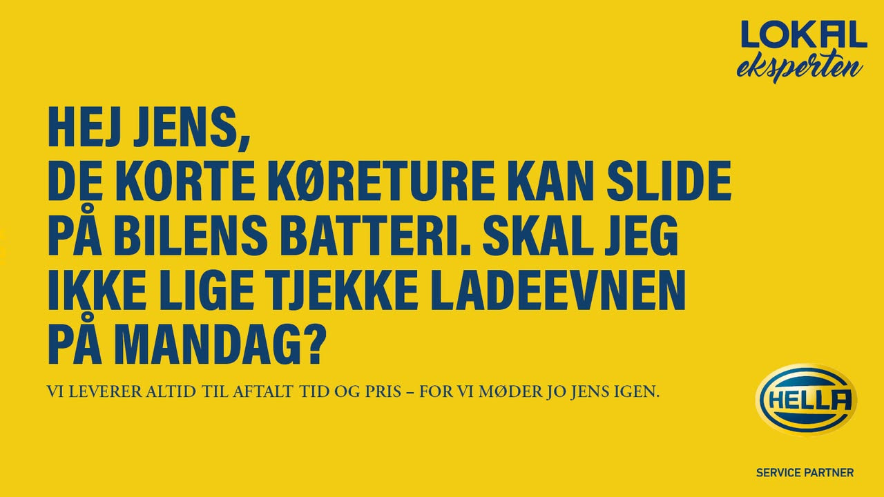 Vesterkjær Auto opfordrer til batteritjek i vinterkulden for sikker kørsel