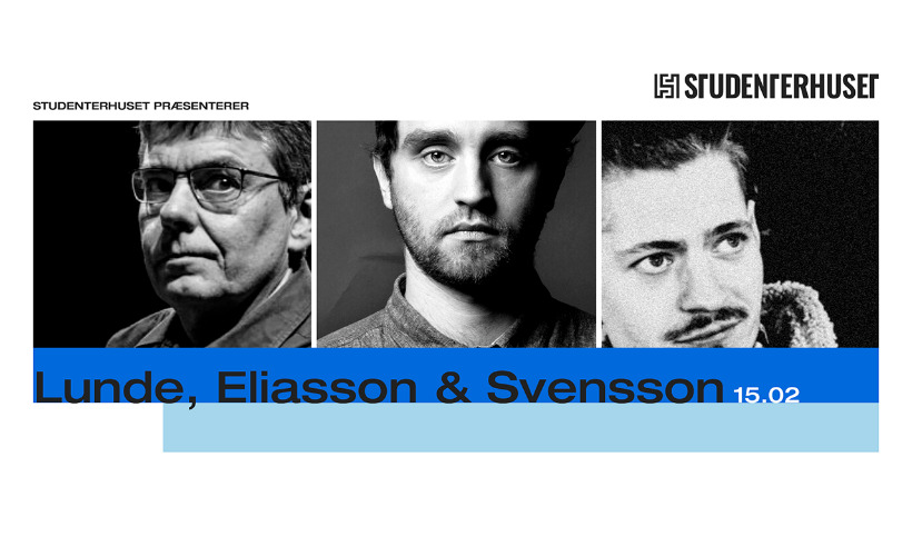 Oplev moderne jazz med en legesyg trio på Studenterhuset Aalborg