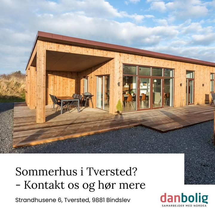 Danbolig Hjørring tilbyder moderne sommerhus i Tversted uden bopælspligt
