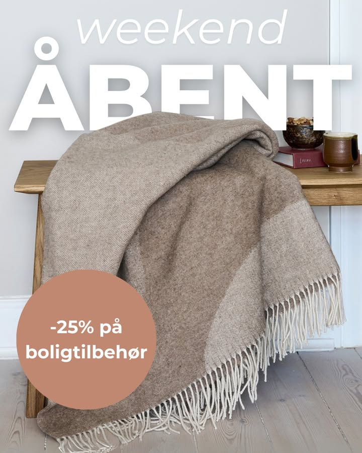 Bolighuset Thisted tilbyder 25% rabat på boligtilbehør i weekenden