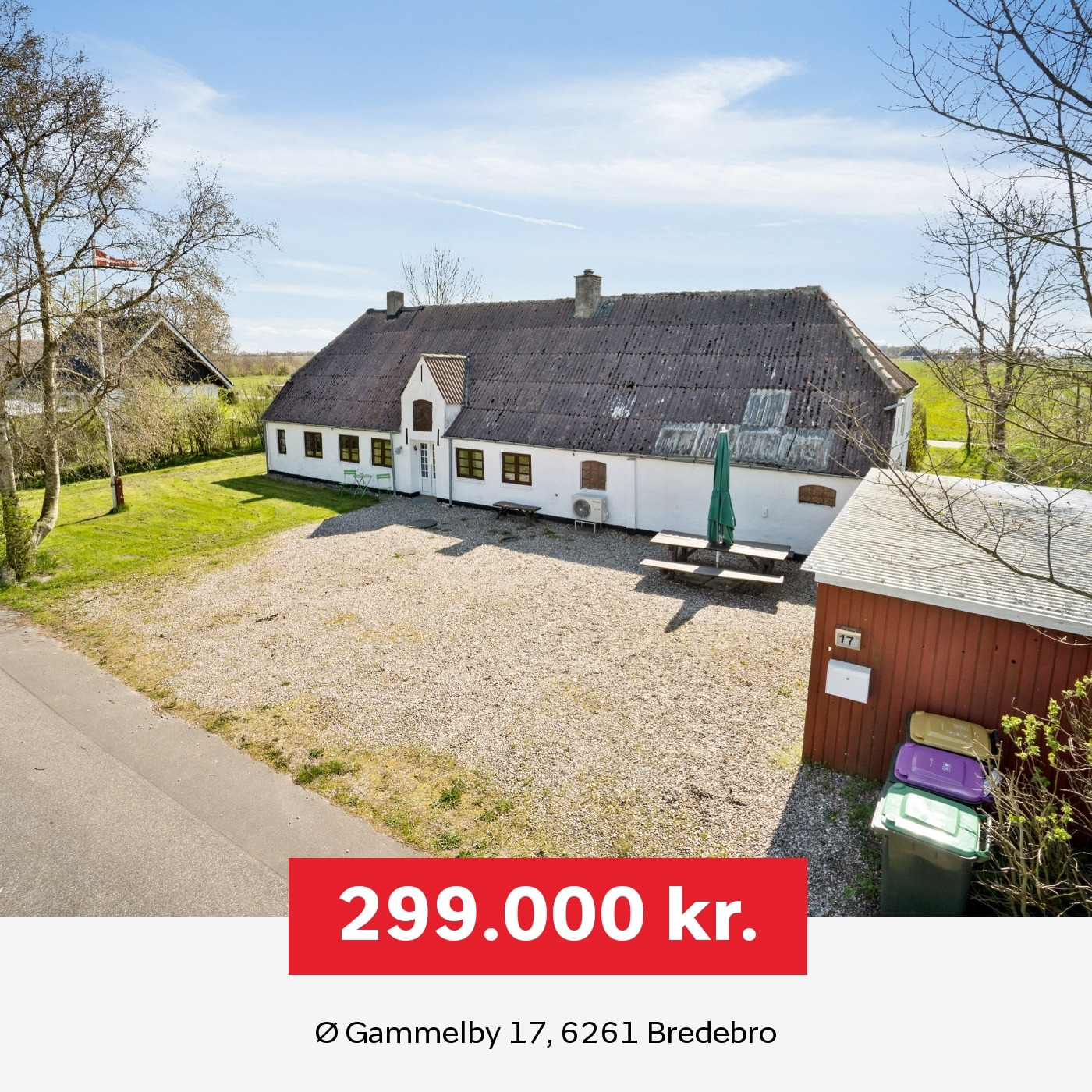 Home Tønder annoncerer prisnedsættelse på bolig i Bredebro til 299.000 kr.