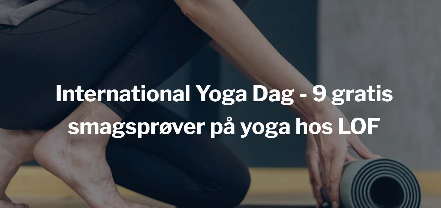 Fejr International Yoga Dag hos LOF Nord i Nørresundby