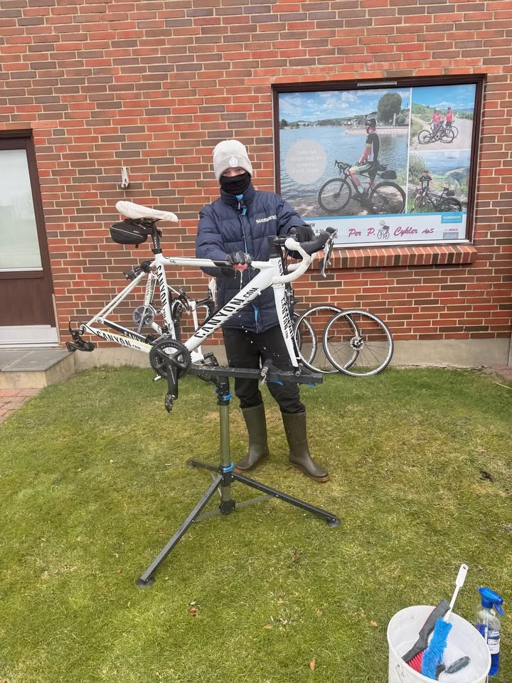 Per P. Cykler tilbyder vintereftersyn og cykelvask under kolde forhold