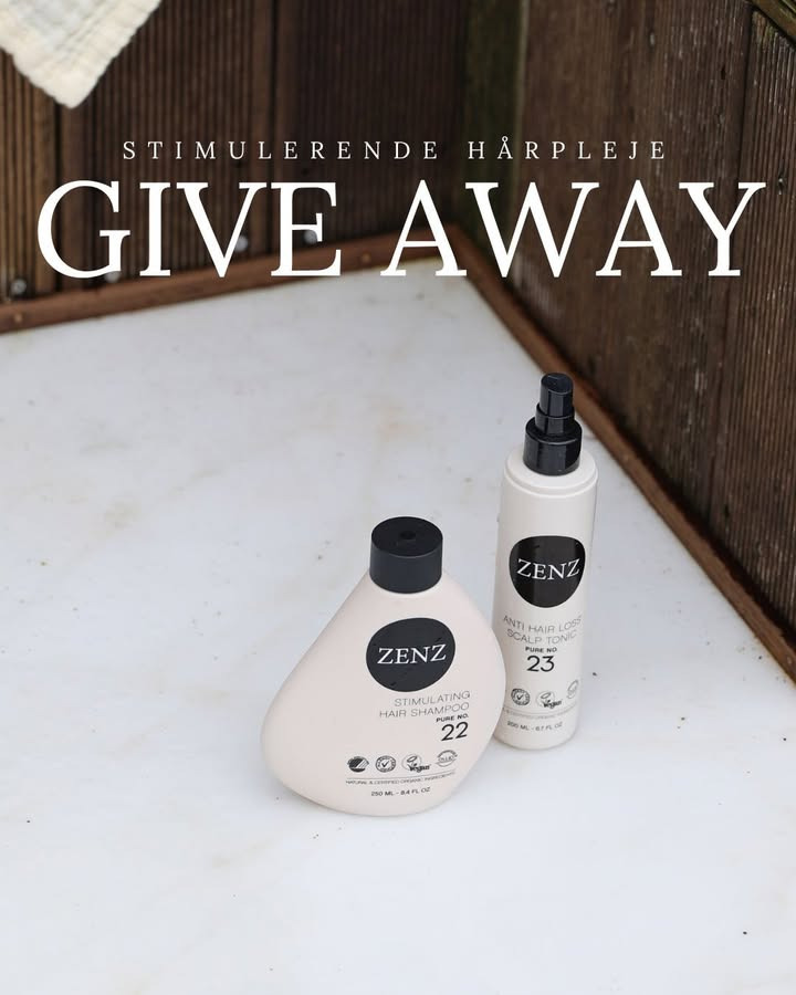 Zenz lancerer konkurrence på Instagram: Vind 4 måneders hårvækstserie
