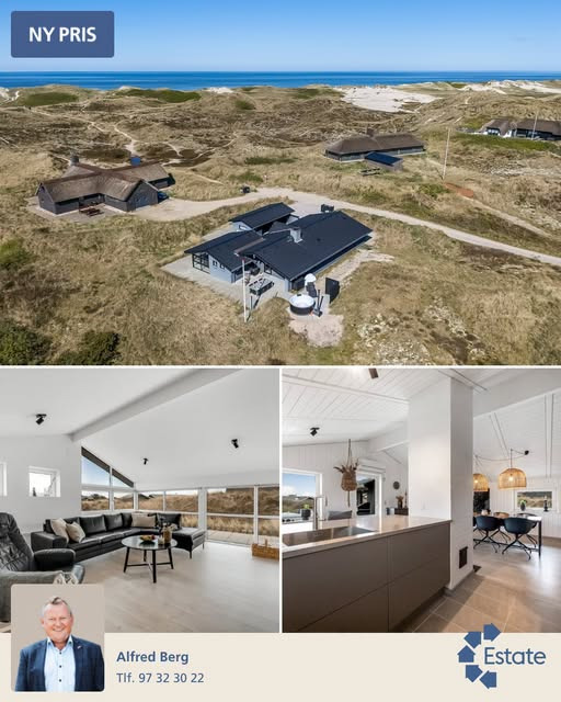 Estate Vestjylland præsenterer moderniseret fritidsbolig tæt på klitterne til ny pris