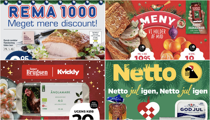 Änglamark økologiske æg til 20 kr. og ribbensteg til 18,95 kr. - se de lokale tilbud