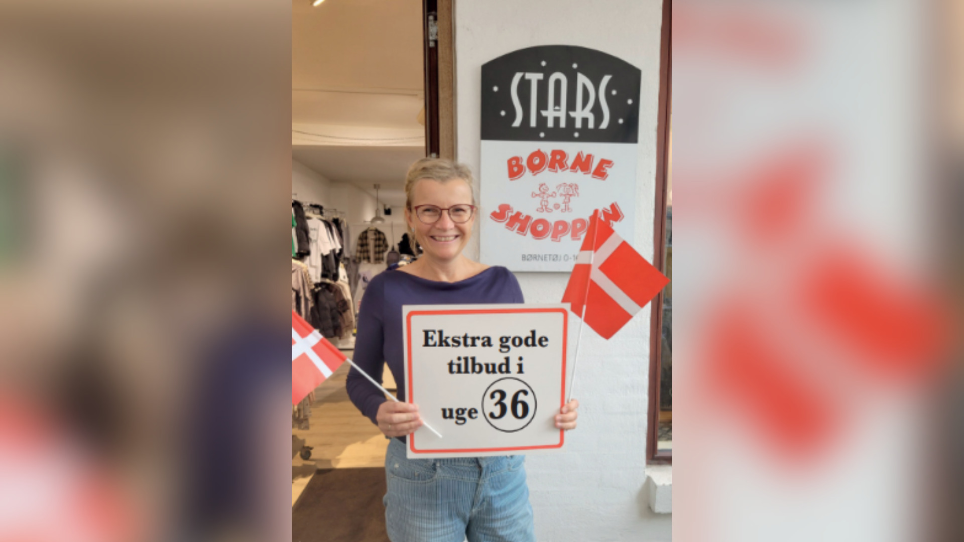 Maja fejrer 20 år i Børneshoppen med en hel uge fyldt med tilbud