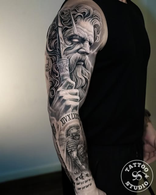 Tattoo Studio 96 præsenterer ukrainsk kunstners nyeste mesterværk: Et kraftfuldt fuldt sleeve