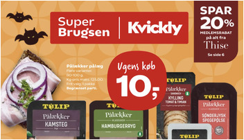 SuperBrugsen-tilbud: Pålækker pålæg til kun 10 kr. og Yoggi yoghurt for 12 kr. pr. stk.