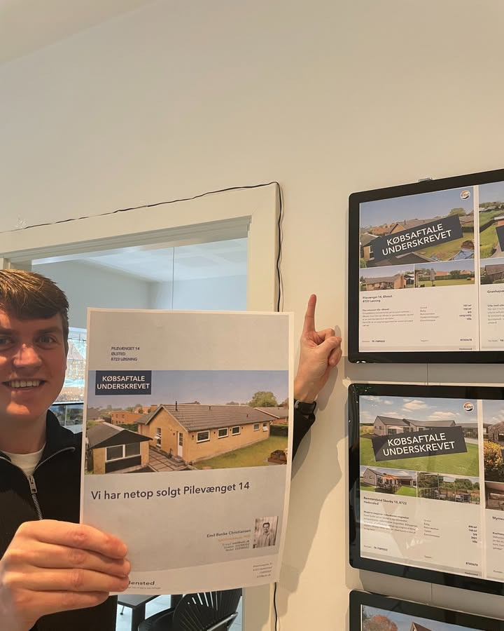 EDC Mæglerne Hedensted sikrer salg af bolig på Pilevænget 14 i Ølsted, selv under ferie!