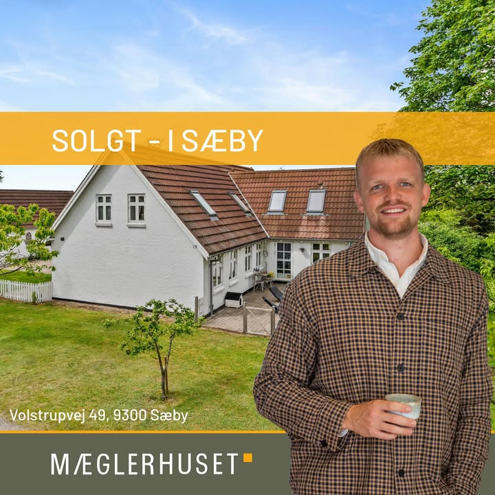 Mæglerhuset Sæby sælger eftertragtet hus på Volstrupvej 49