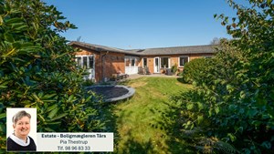 Estate Boligmægleren Tårs: Ny 1-plans villa med 4 værelser centralt i Tårs til 1.095.000 kr.