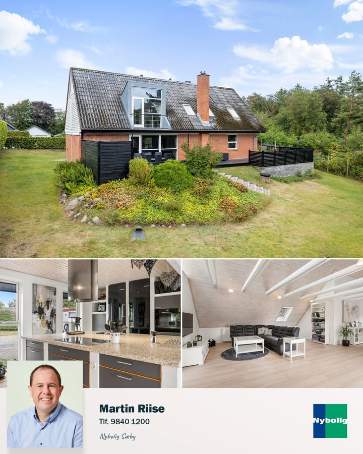 Nybolig Sæby A/S tilbyder afslag ved hurtig handel på rummelig familie villa i Ulvegravene