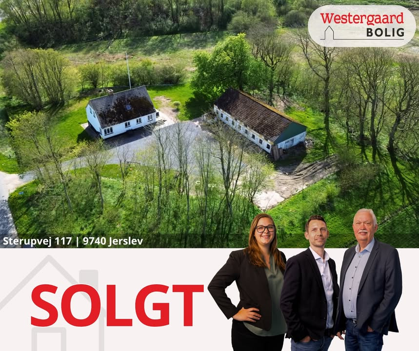 Westergaard Bolig sælger ejendom på Sterupvej 117 i Jerslev