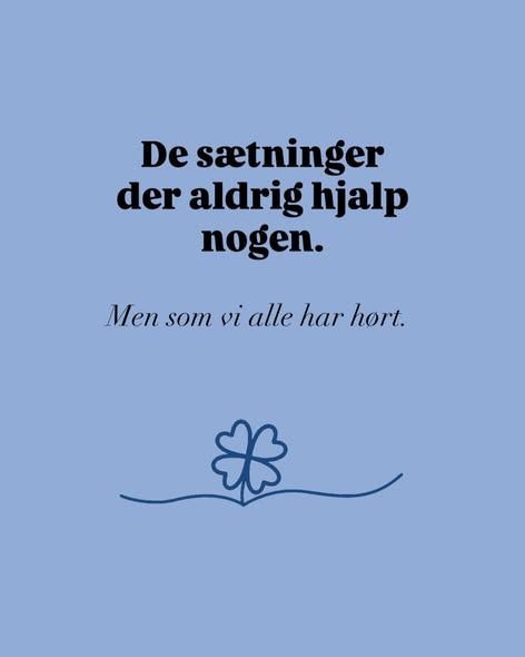 Leve arbejder med årsagen frem for symptomerne