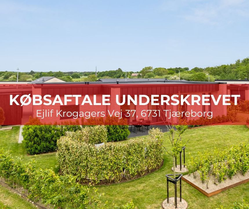 Købsaftale underskrevet på Ejlif Krogagers Vej 37