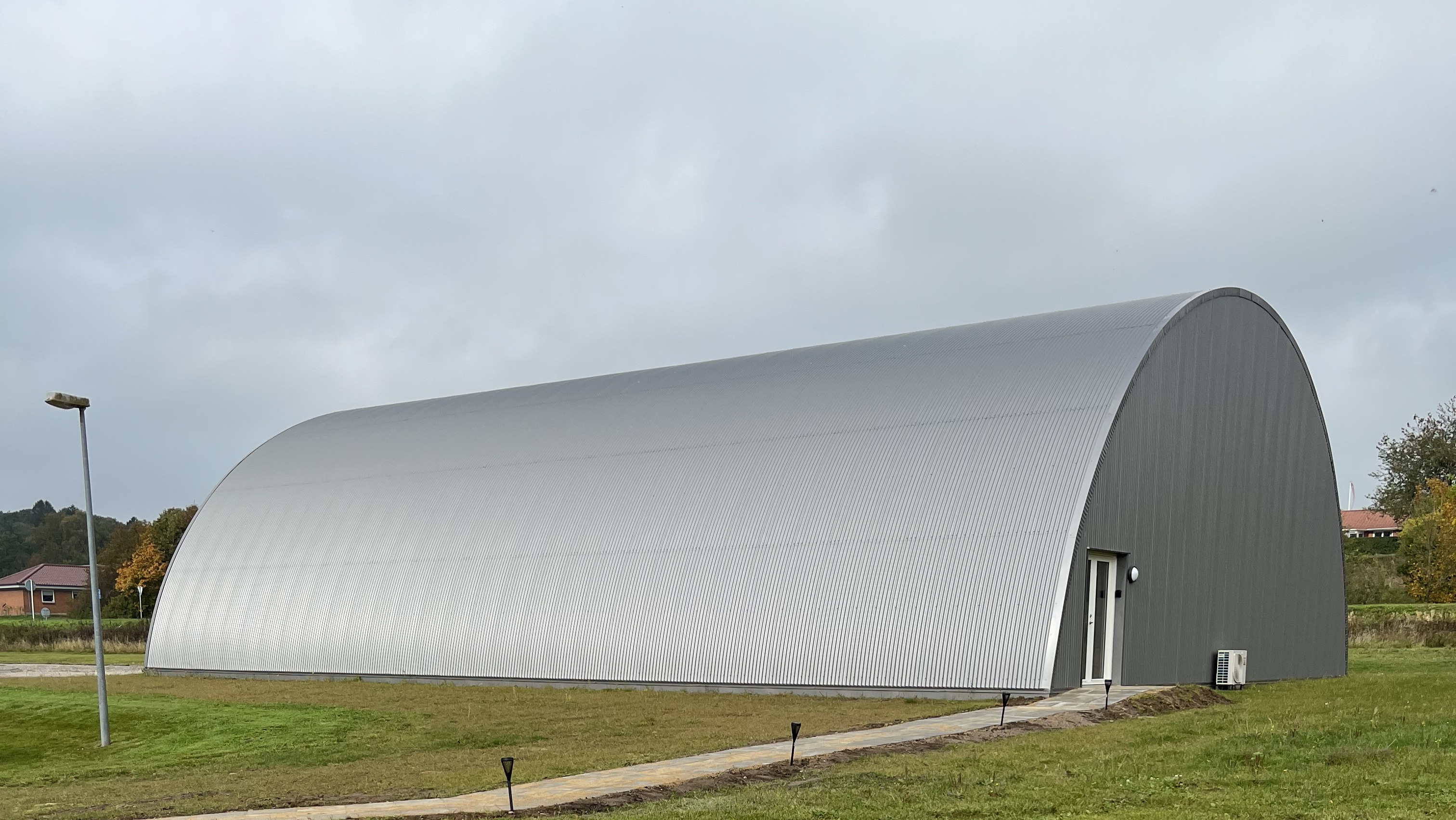 Markedsdag i Rundbuehallen på Enggården, Bjerringbro