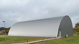 Markedsdag i Rundbuehallen på Enggården, Bjerringbro